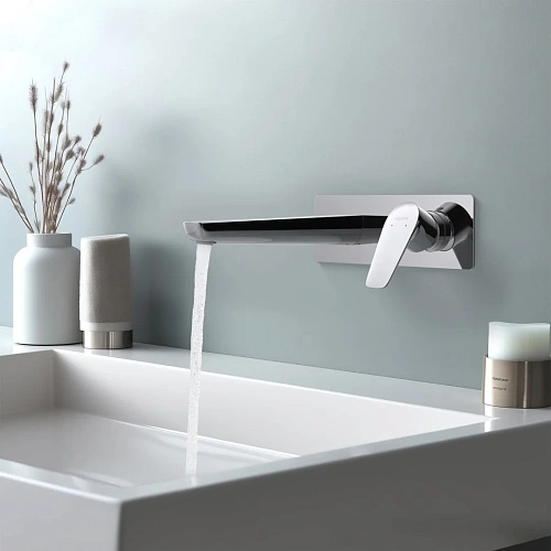 Смеситель для раковины Aquatek БЕТТА AQ1113CR Хром, встраиваемый Смеситель для раковины Aquatek БЕТТА AQ1113CR Хром, встраиваемый