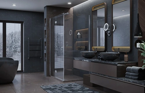 Душевой уголок Ambassador Diamond 12011108L (1200x900x2000) Душевой уголок Ambassador Diamond 12011108L (1200x900x2000)