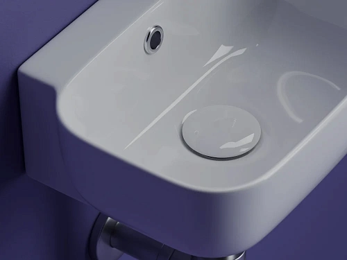 Раковина Ceramica Nova ELEMENT CN6074L белый подвесная Раковина Ceramica Nova ELEMENT CN6074L белый подвесная