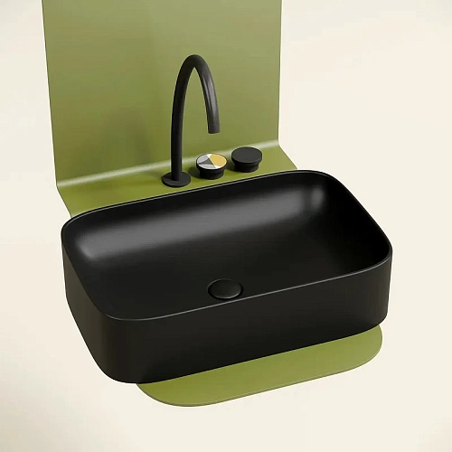 Раковина Ceramica Nova ELEMENT CN6053MB черный матовый накладная Раковина Ceramica Nova ELEMENT CN6053MB черный матовый накладная