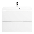 Детальная картинка товара «тумба под раковину belbagno vittoria-900-2c-so-bl-p bianco lucido подвесная 900x450»
