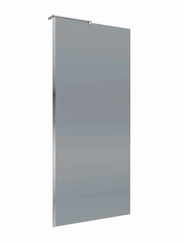 Душевая перегородка BelBagno UNO-L-1-TB-90-GR-Cr 90 см, профиль хром, стекло тонированное графит Душевая перегородка BelBagno UNO-L-1-TB-90-GR-Cr 90 см, профиль хром, стекло тонированное графит