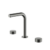Картинка анонса товара «смеситель для раковины boheme stick 152-gm.4 spirale на 3 отверстия gun metal»