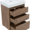 Тумба под раковину Aquanet Nova Lite 60 дуб рустикальный (3 ящика) 00302471 Тумба под раковину Aquanet Nova Lite 60 дуб рустикальный (3 ящика) 00302471