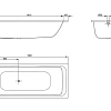 Стальная ванна BETTE Basic 3413-000 180x80 Стальная ванна BETTE Basic 3413-000 180x80