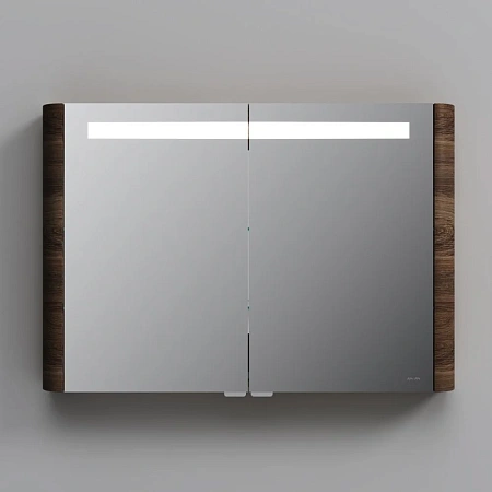 Зеркальный шкаф AM.PM Sensation M30MCX1001NF 100 см, с подсветкой, орех Зеркальный шкаф AM.PM Sensation M30MCX1001NF 100 см, с подсветкой, орех