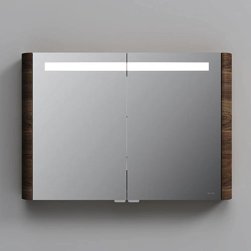 Зеркальный шкаф AM.PM Sensation M30MCX1001NF 100 см, с подсветкой, орех Зеркальный шкаф AM.PM Sensation M30MCX1001NF 100 см, с подсветкой, орех