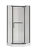 Душевой уголок Taliente 90x90x195см, пятиугольный, распашной, прозр.стекло 6мм, черный профиль TA-09093-1CB Душевой уголок Taliente 90x90x195см, пятиугольный, распашной, прозр.стекло 6мм, черный профиль TA-09093-1CB