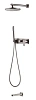 Душевая система Boheme Spectre 454-2-NB скрытого монтажа металл