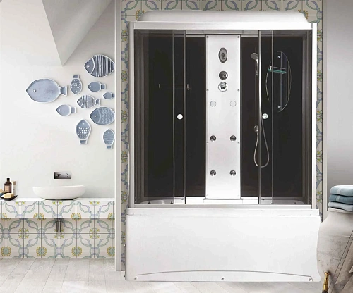 Душевая кабина Niagara Ultra NG-5170-01 (1700х750х2200) высокий поддон (56см) стекло тонированное 51700134 Душевая кабина Niagara Ultra NG-5170-01 (1700х750х2200) высокий поддон (56см) стекло тонированное 51700134