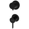 Смеситель для душа Remer Metrica MC92PWBNO, черный матовый