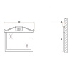 Зеркало BelBagno Primavera BB45S/ACA Зеркало BelBagno Primavera BB45S/ACA