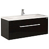 Тумба с раковиной Aquaton Мадрид 100 М черный глянец 1A1269K0MA950 Тумба с раковиной Aquaton Мадрид 100 М черный глянец 1A1269K0MA950