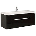 Тумба с раковиной Aquaton Мадрид 100 М черный глянец 1A1269K0MA950 Тумба с раковиной Aquaton Мадрид 100 М черный глянец 1A1269K0MA950