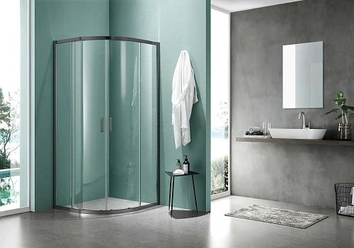 Душевой уголок Aquatek АРИЯ AQ ARI RO 09020GM двери раздвижные 900x900x2000, профиль оружейная сталь, стекло прозрачное Душевой уголок Aquatek АРИЯ AQ ARI RO 09020GM двери раздвижные 900x900x2000, профиль оружейная сталь, стекло прозрачное