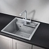 Кухонная мойка Granula KS-5002, АЛЮМИНИУМ кухонная мойка, кварц 510х500 Кухонная мойка Granula KS-5002, АЛЮМИНИУМ кухонная мойка, кварц 510х500