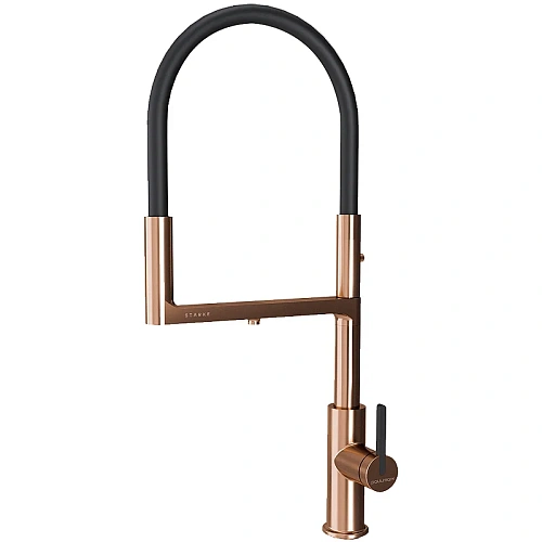 Смеситель для кухни Paulmark Tornado брашированная медь To213402-BC Смеситель для кухни Paulmark Tornado брашированная медь To213402-BC