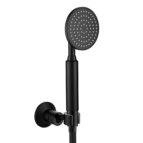 Душевая лейка CEZARES ECO-KD-NOP со шлангом и держателем, черный матовый Душевая лейка CEZARES ECO-KD-NOP со шлангом и держателем, черный матовый