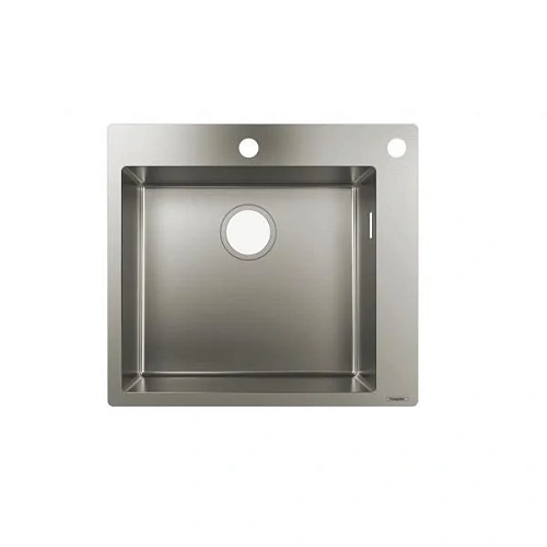 Кухонная мойка Hansgrohe 450 S712-F450 43305800, под сталь встраиваемая Кухонная мойка Hansgrohe 450 S712-F450 43305800, под сталь встраиваемая