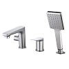 Картинка анонса товара «смеситель на борт ванны lemark bronx lm3745gm, графит»