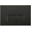 Картинка анонса товара «клавиша смыва black&amp;white wpi-09542 серия v, цвет: matt black (244х162х11)»