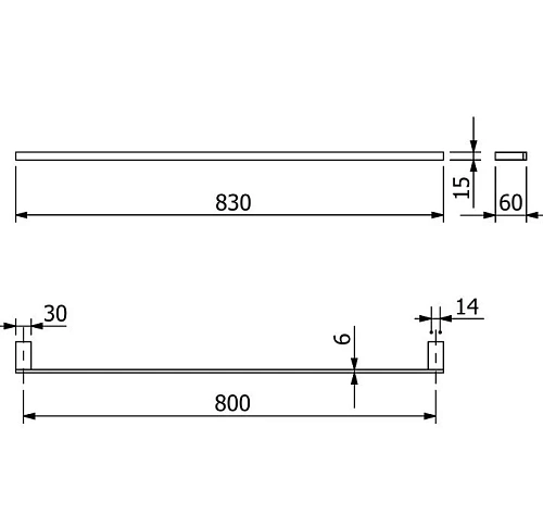 Полотенцедержатель Kludi VELA C 31961N2 оружейная сталь Полотенцедержатель Kludi VELA C 31961N2 оружейная сталь