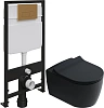Комплект Унитаз подвесной STWORKI Ноттвиль SETK3104-2616 безободковый, с микролифтом, черный + Систе 587739 Комплект Унитаз подвесной STWORKI Ноттвиль SETK3104-2616 безободковый, с микролифтом, черный + Систе 587739