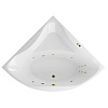 Акриловая ванна EXCELLENT Glamour 150x150 LINE золото WAEX.GLA15.LINE.GL