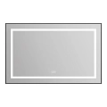 Зеркало BelBagno SPC-KRAFT-1085-685-TCH-WARM-NERO 1085x32x685 мм с подсветкой сенсорным выключателем и подогревом Зеркало BelBagno SPC-KRAFT-1085-685-TCH-WARM-NERO 1085x32x685 мм с подсветкой сенсорным выключателем и подогревом