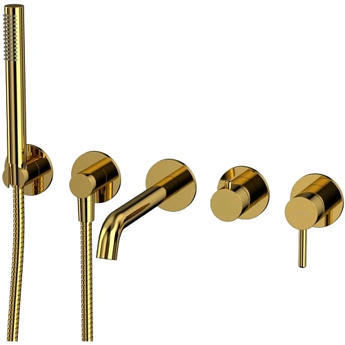 Смеситель для ванны WHITECROSS Y YSET1240GL скрытого монтажа, золото Смеситель для ванны WHITECROSS Y YSET1240GL скрытого монтажа, золото