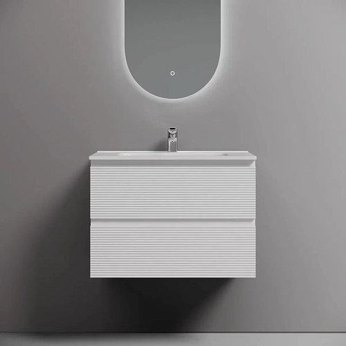 Тумба под раковину Sancos Folk FL70W 690х445х500 Bianco, подвесная Тумба под раковину Sancos Folk FL70W 690х445х500 Bianco, подвесная