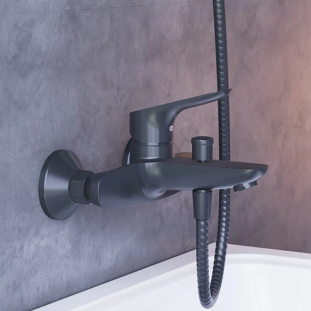 Смеситель для ванны Damixa RedBlu Origin Bit 771000300 черный Смеситель для ванны Damixa RedBlu Origin Bit 771000300 черный