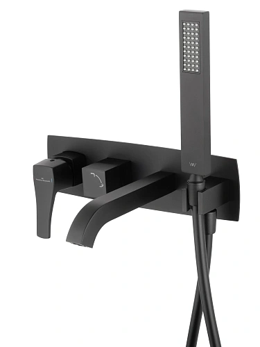 Смеситель для ванны Wonzon & Woghand FLEX встраиваемый, черный матовый (WW-88889072-MB) Смеситель для ванны Wonzon & Woghand FLEX встраиваемый, черный матовый (WW-88889072-MB)