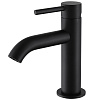 Картинка анонса товара «смеситель для раковины abber wasser kreis af8110b черный матовый»