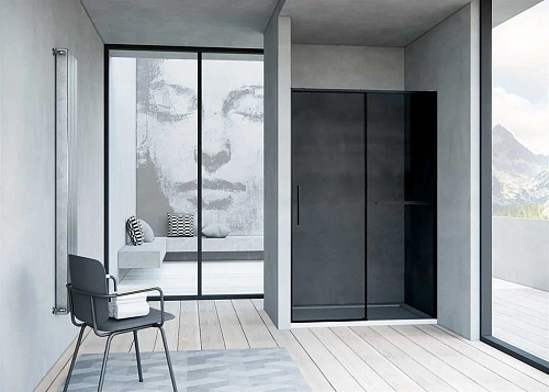 Душевая дверь Vincea Slim Soft VDS-1SS120CGB, 1200, черный, стекло тонированное Душевая дверь Vincea Slim Soft VDS-1SS120CGB, 1200, черный, стекло тонированное