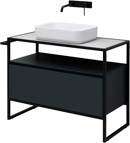 Тумба под раковину Allen Brau Priority 100 1.31003.AM антрацит матовый Тумба под раковину Allen Brau Priority 100 1.31003.AM антрацит матовый