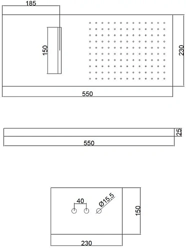 Верхний душ Allen Brau Liberty 5.33019-00 хром Верхний душ Allen Brau Liberty 5.33019-00 хром