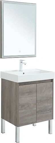 Комплект мебели Aquanet Nova Lite 60 дуб рошелье (2 дверцы) 00302533 Комплект мебели Aquanet Nova Lite 60 дуб рошелье (2 дверцы) 00302533