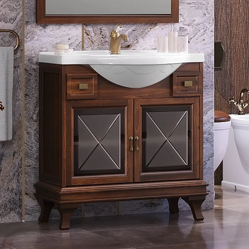 Тумба под раковину Opadiris Борджи 85, светлый орех (под раковину Santek Сенеж 87) 00-00006743 Тумба под раковину Opadiris Борджи 85, светлый орех (под раковину Santek Сенеж 87) 00-00006743