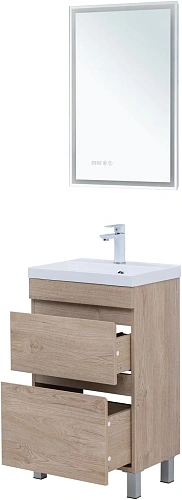 Тумба под раковину Aquanet Нота New 50 00344137 дуб светлый Тумба под раковину Aquanet Нота New 50 00344137 дуб светлый