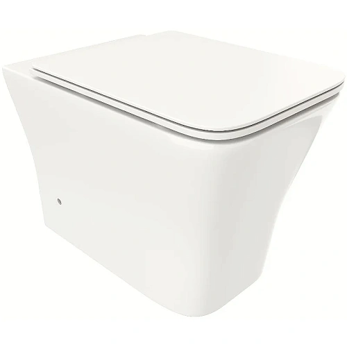 Унитаз приставной Ceruttispa MARMOLADA F CT8906 безободковый, сиденье микролифт Унитаз приставной Ceruttispa MARMOLADA F CT8906 безободковый, сиденье микролифт