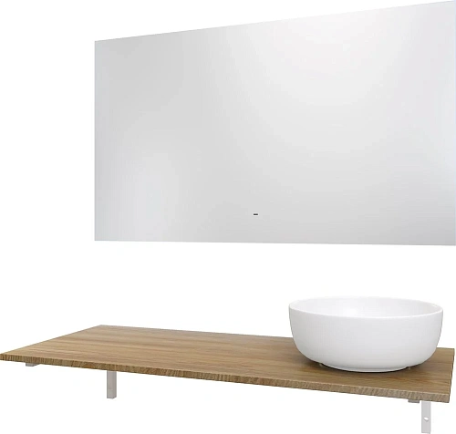 Комплект мебели DIWO Элиста 120 светлое дерево, с раковиной Moduo 40 RING (комплект, гарнитур) 55575 555754 Комплект мебели DIWO Элиста 120 светлое дерево, с раковиной Moduo 40 RING (комплект, гарнитур) 55575 555754