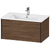 Тумба под раковину Duravit XVIU XV40260B221 подвесная 81 см орех/черный