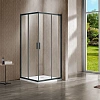 Душевой уголок Vincea Garda VSS-1G1112CLGM, 1200x1100, вороненая сталь, стекло прозрачное