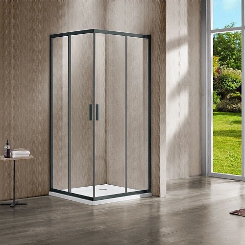 Душевой уголок Vincea Garda VSS-1G1112CLGM, 1200x1100, вороненая сталь, стекло прозрачное Душевой уголок Vincea Garda VSS-1G1112CLGM, 1200x1100, вороненая сталь, стекло прозрачное