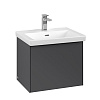 Картинка анонса товара «тумба под раковину villeroy &amp; boch subway 3.0 graphite / graphite c57901vr»