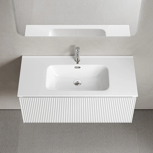 Тумба под раковину SANCOS Snob SNR1.0100W R 1.0 995х445х406 Bianco подвесная Тумба под раковину SANCOS Snob SNR1.0100W R 1.0 995х445х406 Bianco подвесная