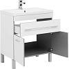 Тумба с раковиной Aquanet Верона 75 белый (напольная 1 ящик 2 дверцы) 00287670 Тумба с раковиной Aquanet Верона 75 белый (напольная 1 ящик 2 дверцы) 00287670
