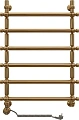 Полотенцесушитель электрический EWRIKA Медея B3 80х50 L, золото 473286 Полотенцесушитель электрический EWRIKA Медея B3 80х50 L, золото 473286