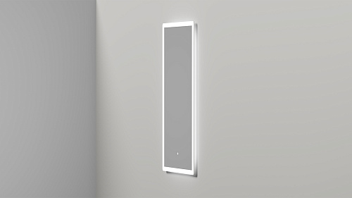 Зеркало Salini ARMONIA 27MA.01.450.900 прямоугольное с двойной LED подсветкой 450x900x25 мм Зеркало Salini ARMONIA 27MA.01.450.900 прямоугольное с двойной LED подсветкой 450x900x25 мм